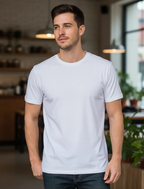 Playera Caballero manga corta cuello redondo